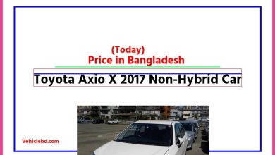 Photo of Toyota Axio X 2017 Non-Hybrid Car Price in Bangladesh [আজকের দাম]