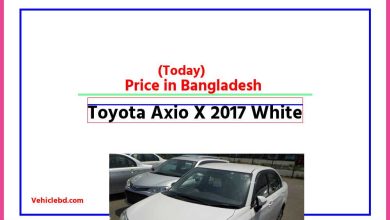 Photo of Toyota Axio X 2017 White Price in Bangladesh [আজকের দাম]