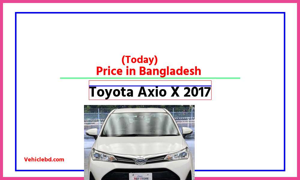 Toyota Axio X 2017featurepic