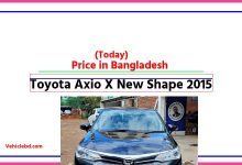 Photo of Toyota Axio X New Shape 2015 Price in Bangladesh [আজকের দাম]