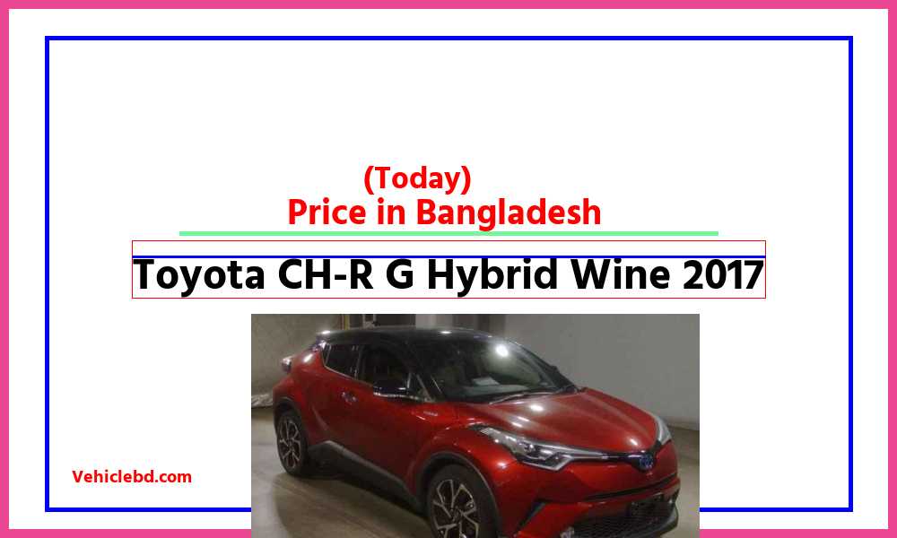 Toyota CH R G Hybrid Wine 2017featurepic