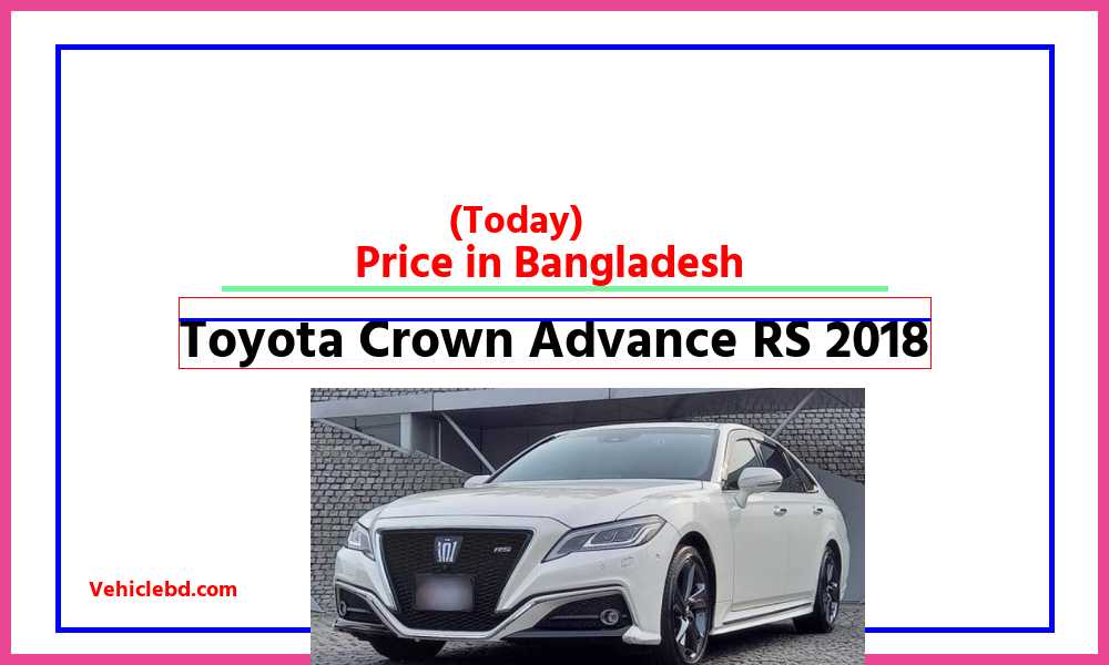 Toyota Crown Advance RS 2018featurepic