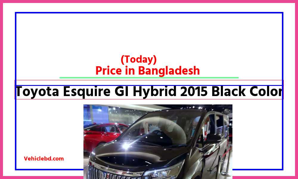 Toyota Esquire GI Hybrid 2015 Black Colorfeaturepic