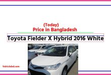 Photo of Toyota Fielder X Hybrid 2016 White Price in Bangladesh [আজকের দাম]