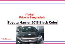 Photo of Toyota Harrier 2016 Black Color Price in Bangladesh [আজকের দাম]