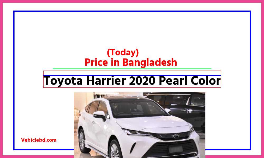Toyota Harrier 2020 Pearl Colorfeaturepic