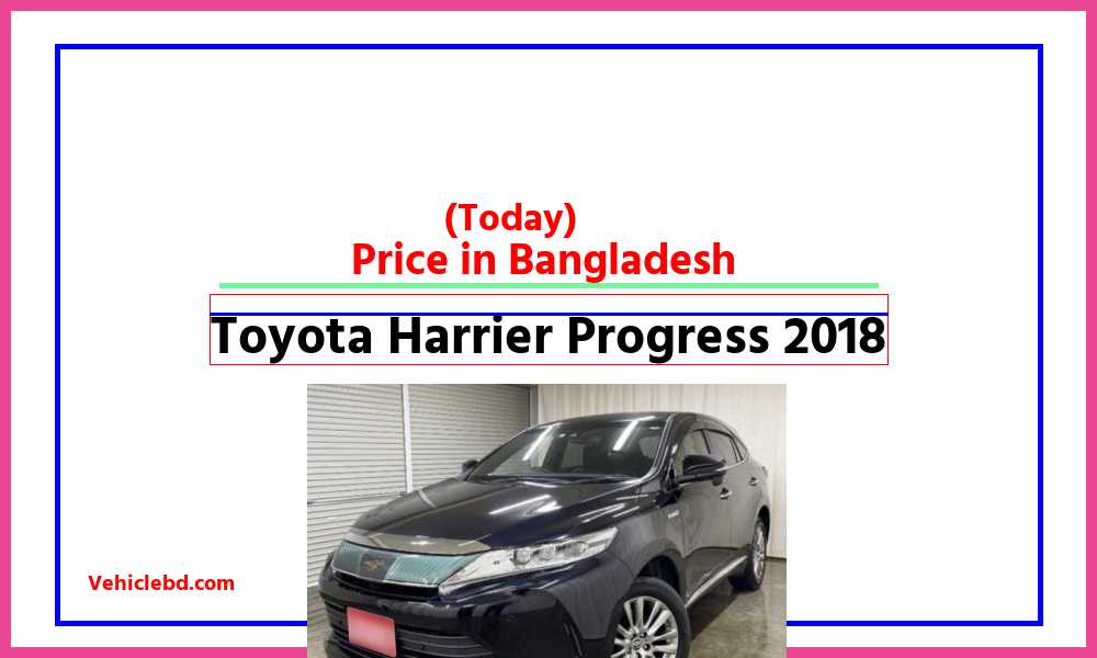 Toyota Harrier Progress 2018featurepic