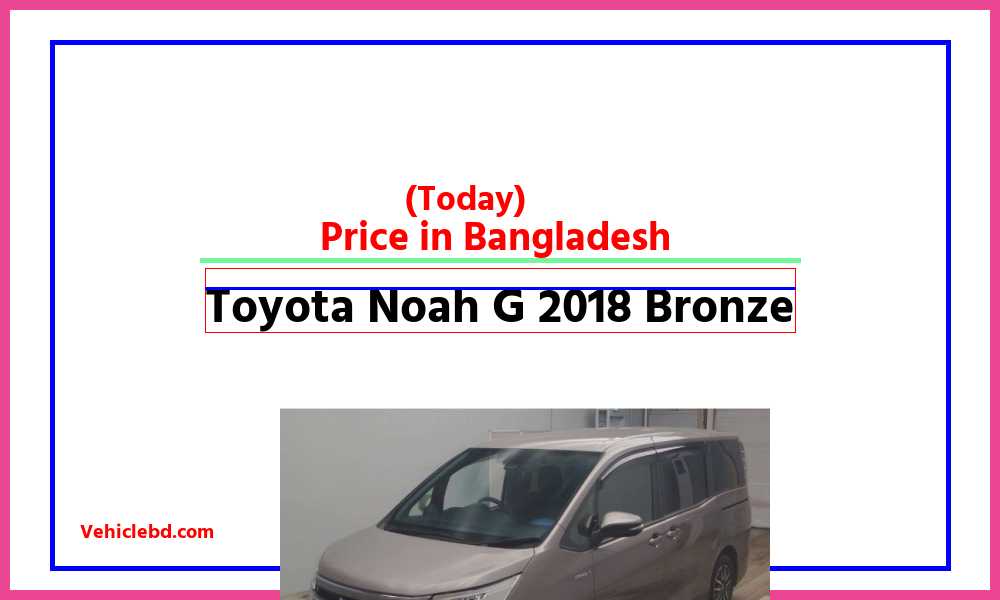 Toyota Noah G 2018 Bronzefeaturepic