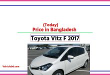 Photo of Toyota Vitz F 2017 Price in Bangladesh [আজকের দাম]