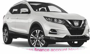 Nissan finance account blocked